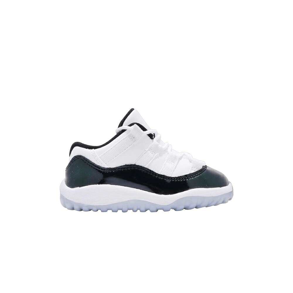 ナイキ 白いこと 白いこと 黒いこと 黒いこと ライズ エアジョーダン \u0027EMERALD\u0027 もの言う花 AIR JORDAN AIR JORDAN 11 RETRO LOW TD / WHITE BLACK EMERALD RISE