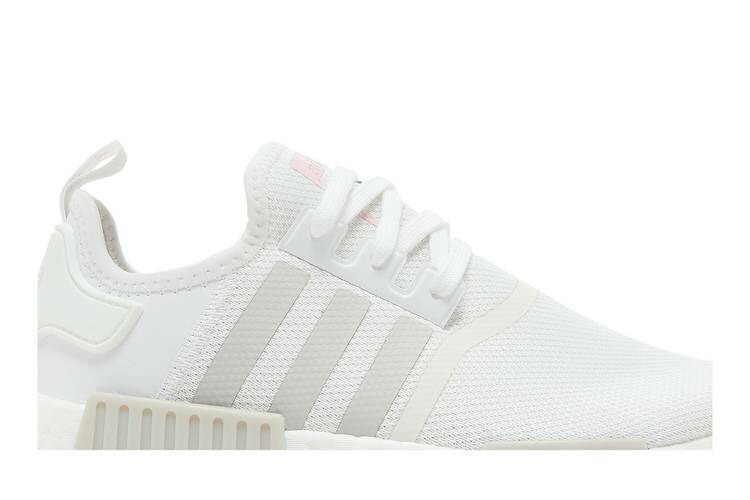 アディダス 白色 ホワイト 灰色 スニーカー グレー ピンク NMD_R1 'WHITE GREY' レディース レディース靴 | windowmaker.com