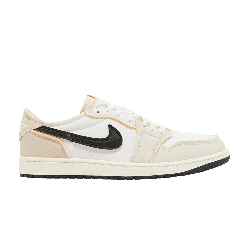 ナイキ 白いこと 白いこと 黒いこと 黒いこと エアジョーダン \u0027COCONUT MILK\u0027 スニーカー メンズ AIR JORDAN AIR JORDAN 1 RETRO LOW OG EX / WHITE COCONUT MILK BLACK