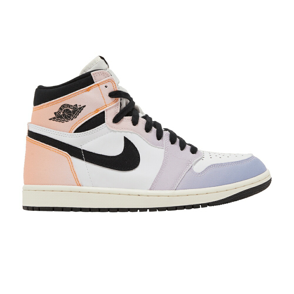 ナイキ ご機嫌 橙 オレンジ色 黒いこと 黒いこと エアジョーダン \u0027SKYLINE\u0027 スニーカー メンズ AIR JORDAN AIR JORDAN 1 RETRO HIGH OG / VIVID ORANGE BLACK ICED LILAC