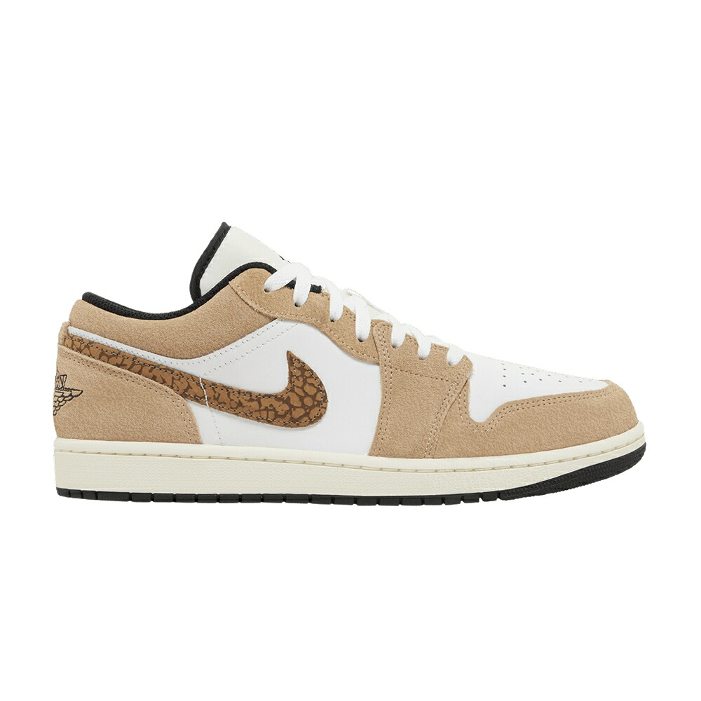 ナイキ ゴールド 白いこと 白いこと エアジョーダン \u0027BROWN ELEPHANT\u0027 スニーカー メンズ AIR JORDAN AIR JORDAN 1 LOW SE / HEMP METALLIC GOLD WHITE LIGHT