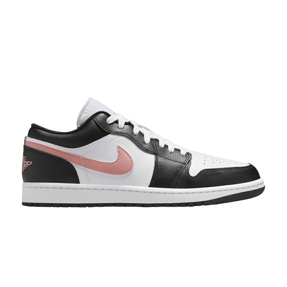 ナイキ 黒色 ブラック ピンク 白色 ホワイト エアジョーダン 'BLACK PINK' スニーカー メンズ AIR JORDAN AIR JORDAN 1 LOW RUST / BLACK RUST PINK WHITE