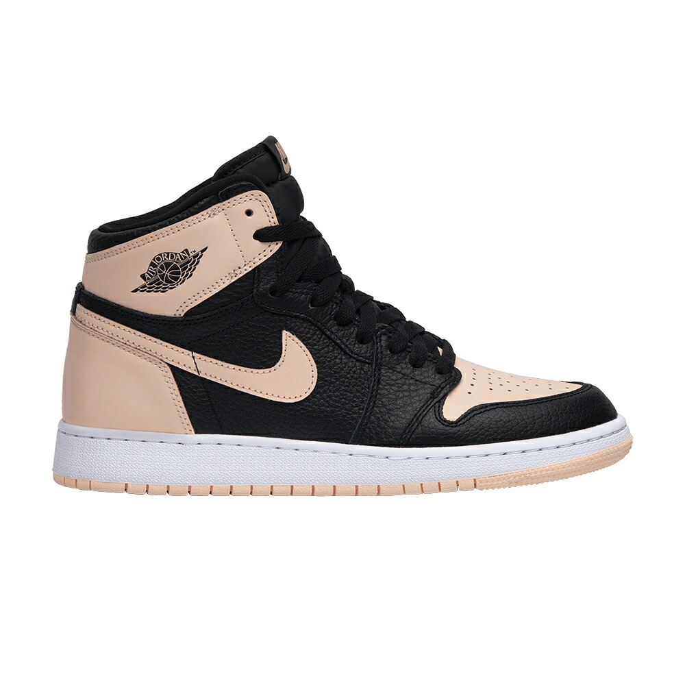 ナイキ ハイ 黒色 ブラック クリムゾン 白色 ホワイト エアジョーダン 'CRIMSON TINT' ジュニア キッズ AIR JORDAN AIR JORDAN 1 RETRO HIGH OG GS / BLACK CRIMSON TINT WHITE ベビー マタニティ スニーカー|スニケス
