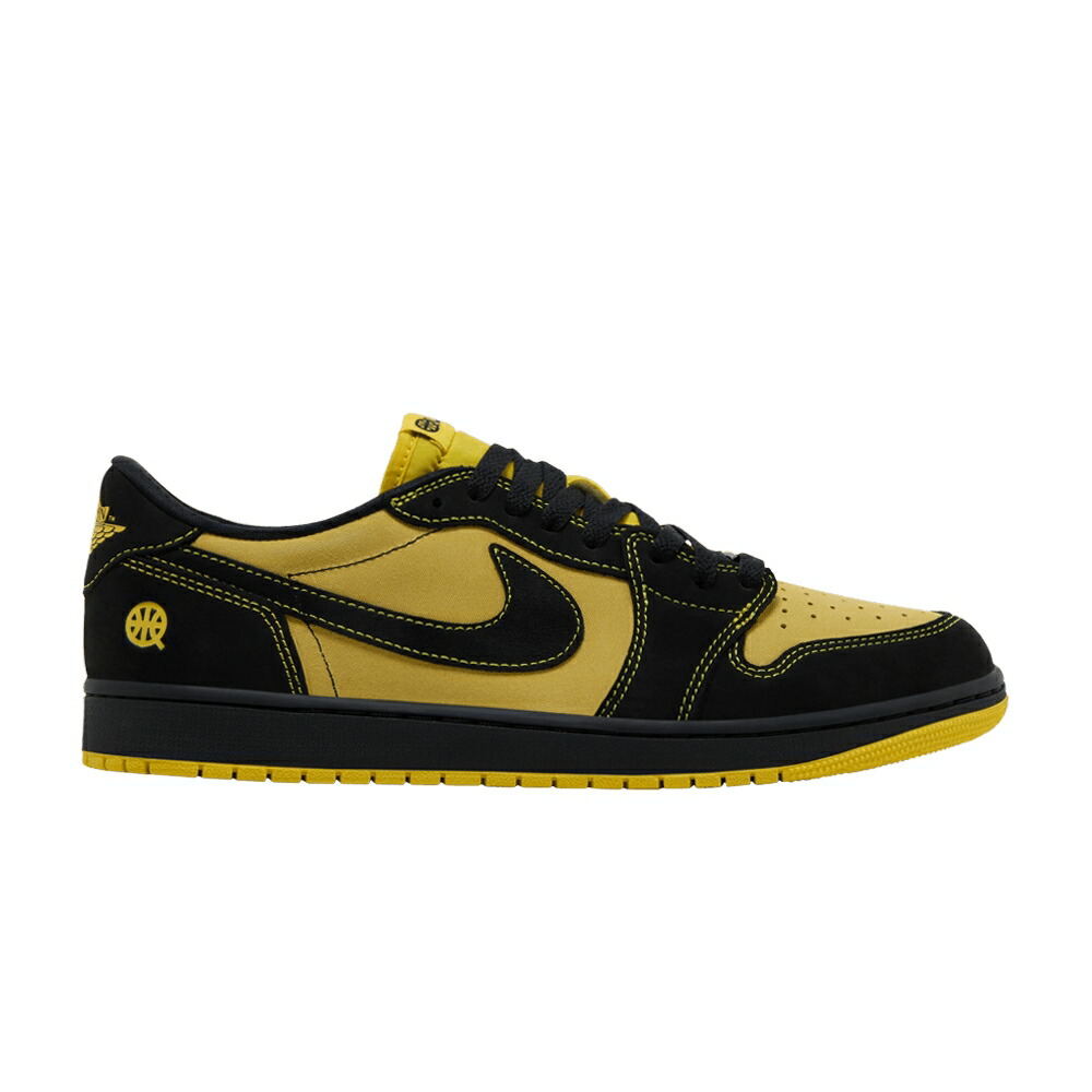 ナイキ 黒色 ブラック 黄色 イエロー 赤 レッド エアジョーダン QUAI 54 スニーカー メンズ AIR JORDAN AIR JORDAN 1 RETRO LOW OG / BLACK TOUR YELLOW CHILE RED