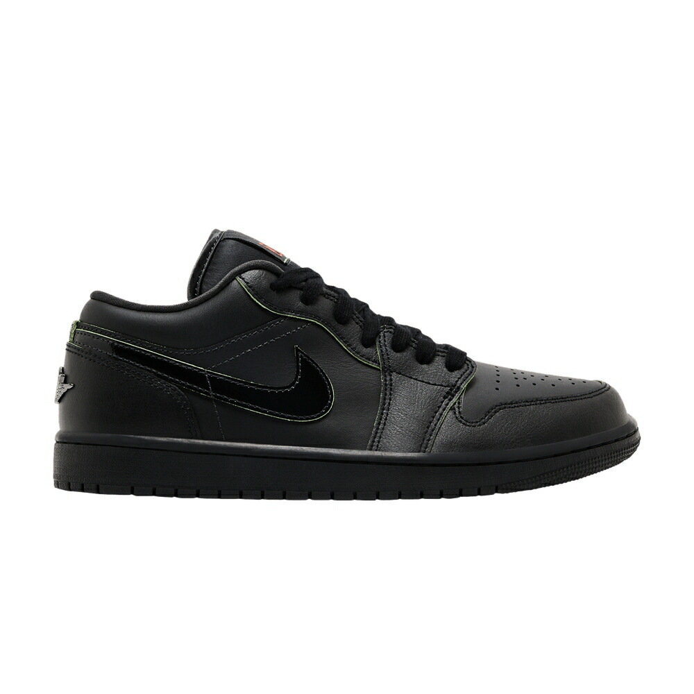 ナイキ 黒色 ブラック 緑 グリーン エアジョーダン BLACK MASCOT スニーカー メンズ AIR JORDAN AIR JORDAN 1 LOW SE CAT / BLACK VAPOR GREEN