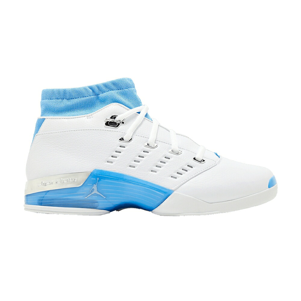 ナイキ 白いこと 白いこと 青み 青色 エアジョーダン \u0027UNC\u0027 スニーカー メンズ AIR JORDAN AIR JORDAN 17 RETRO LOW SP 2024 / WHITE UNIVERSITY BLUE CHROME