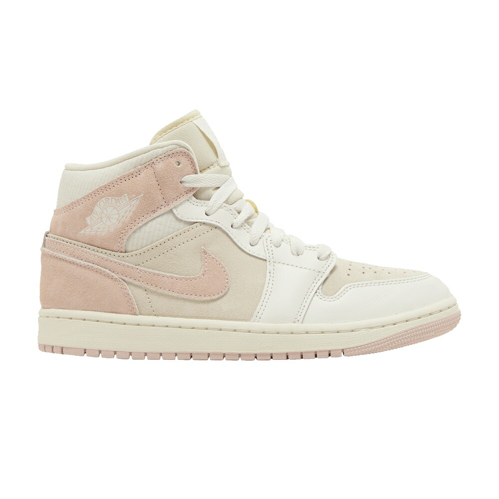 ナイキ ミッド レジェンド ピンク エアジョーダン EERSUCKER スニーカー レディース AIR JORDAN WMNS AIR JORDAN 1 MID SE / COCONUT MILK SAIL LEGEND PINK