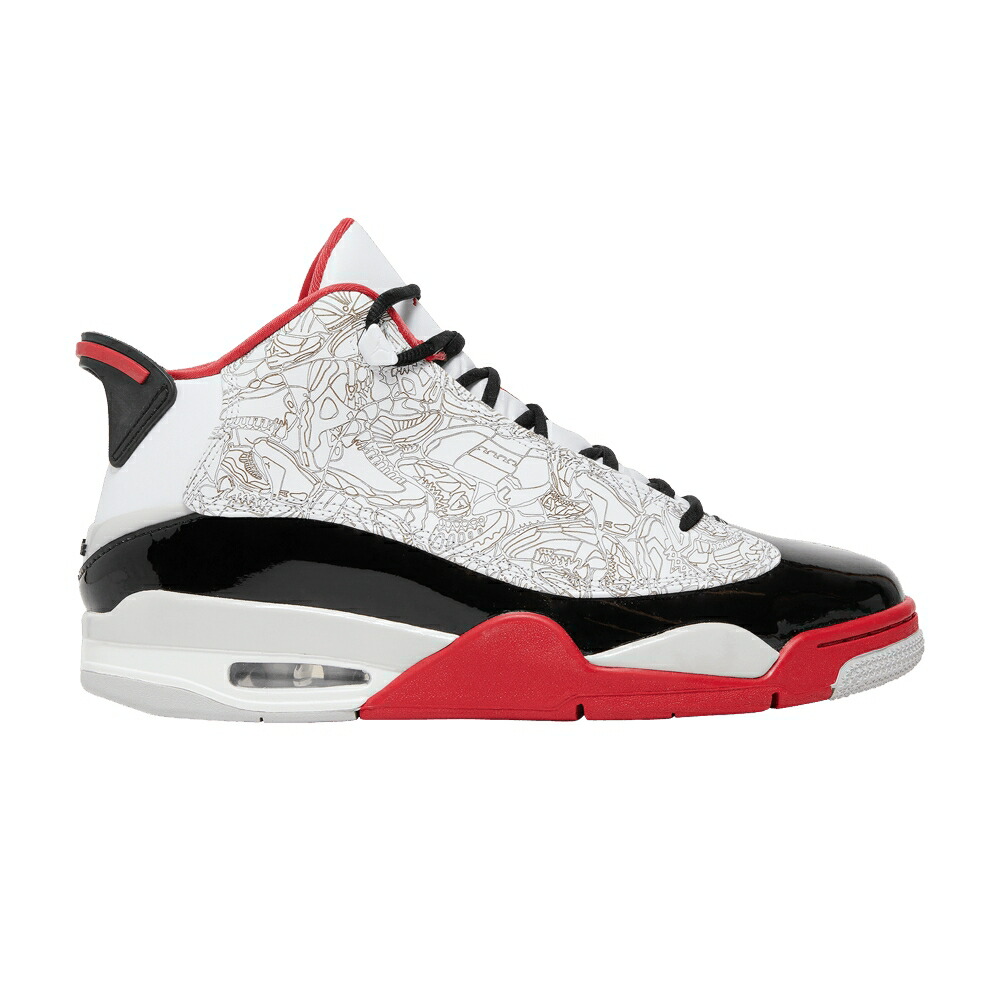 ナイキ ゼロ 白色 ホワイト 赤 レッド 黒色 ブラック エアジョーダン ダブゼロ 'VARSITY RED' スニーカー メンズ AIR JORDAN AIR JORDAN DUB ZERO 2022 / WHITE TRUE RED BLACK NEUTRAL