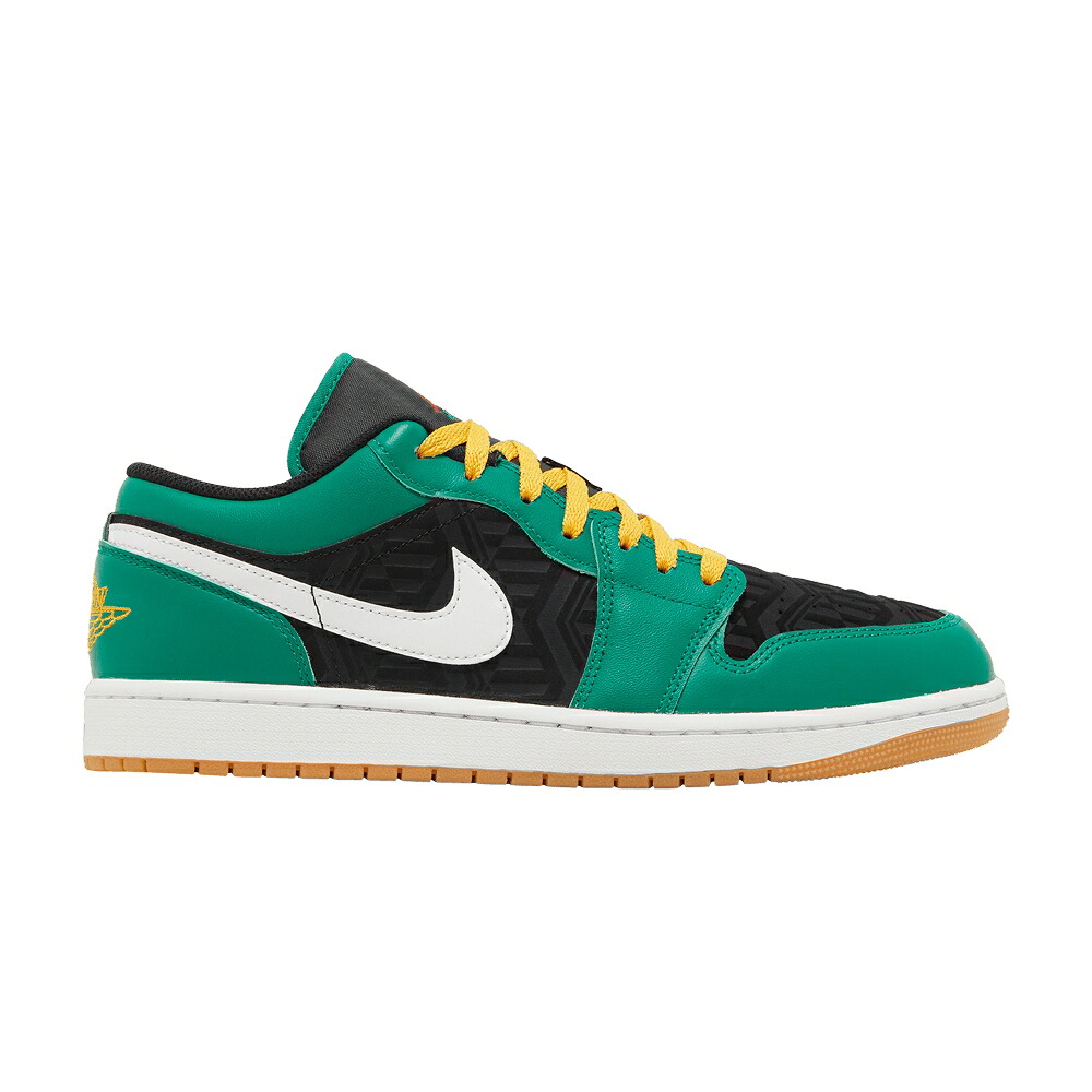 ナイキ 黒いこと 黒いこと 火の手 赤 赤いこと エアジョーダン \u0027CHRISTMAS\u0027 スニーカー メンズ AIR JORDAN AIR JORDAN 1 LOW SE / MALACHITE BLACK TAXI FIRE RED