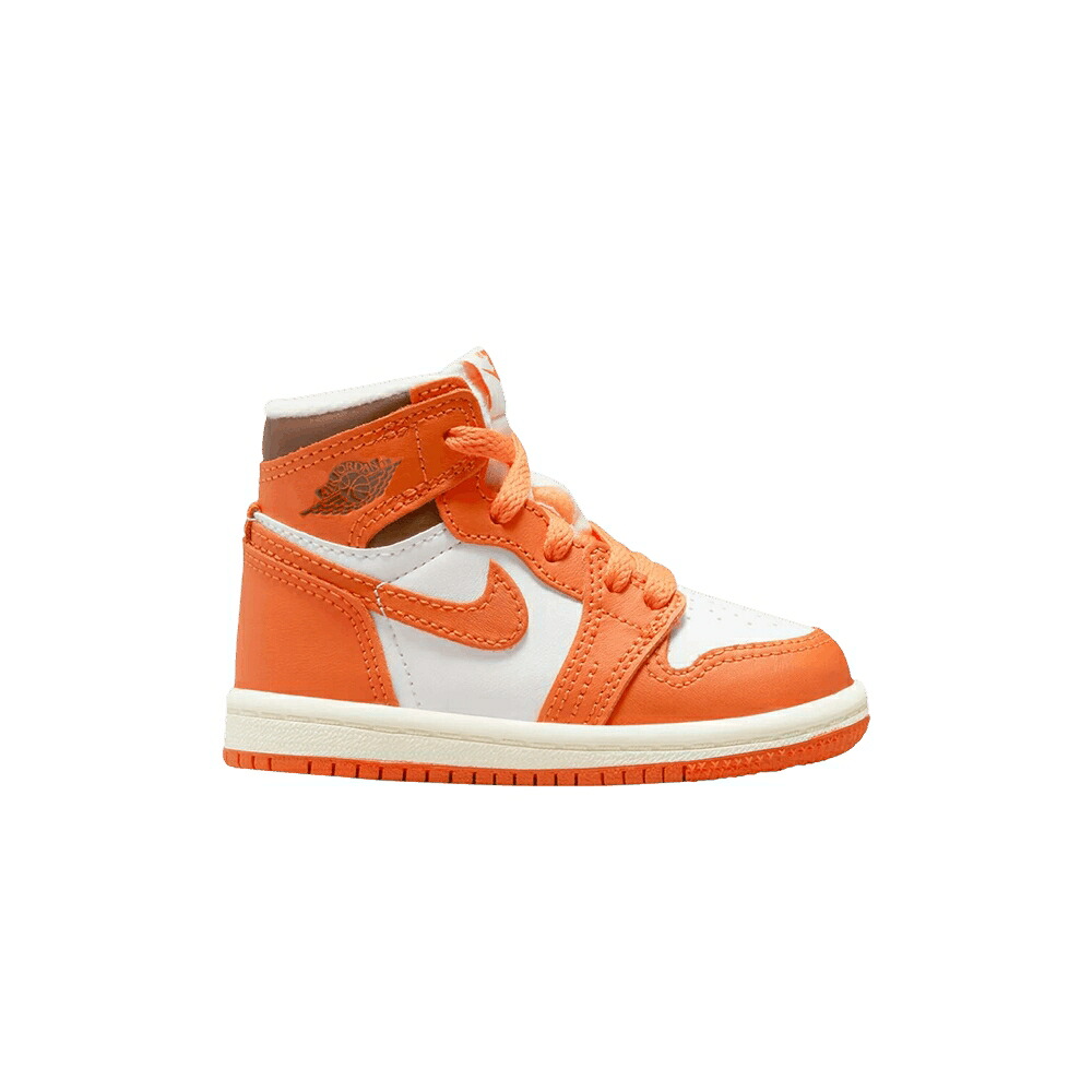 ナイキ ご機嫌 白いこと 白いこと エアジョーダン \u0027STARFISH\u0027 もの言う花 AIR JORDAN AIR JORDAN 1 HIGH OG TD / WHITE STARFISH CACAO WOW SAIL スニーカー-ベビーファッション