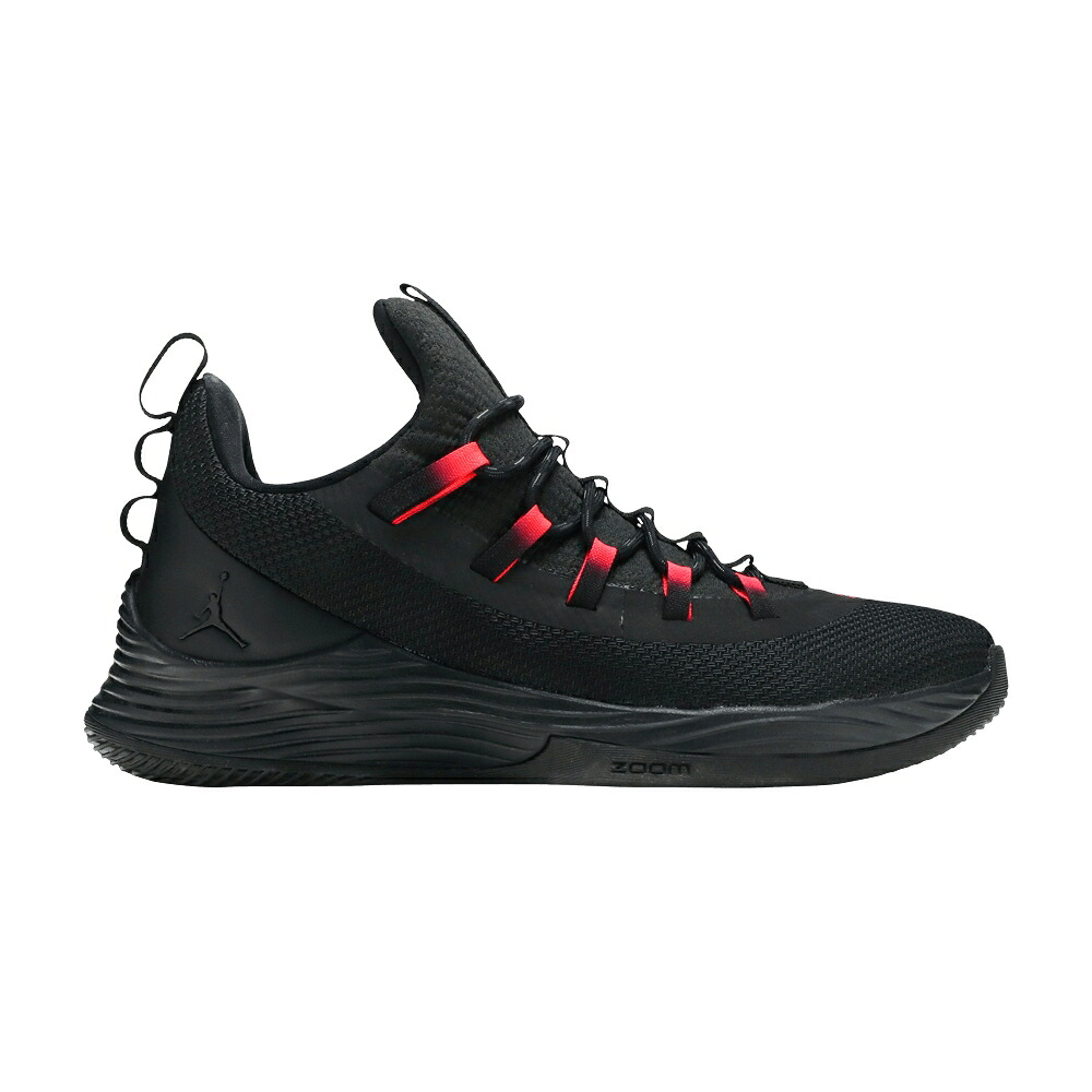 ナイキ 黒いこと 黒いこと エアジョーダン ULTRA.FLY \u0027BLACK INFRARED\u0027 スニーカー メンズ AIR JORDAN AIR JORDAN 2 LOW / BLACK BLACK INFRARED 23