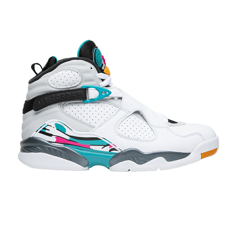 ナイキ 白色 ホワイト ターボ 緑 グリーン エアジョーダン OUTH BEACH スニーカー メンズ AIR JORDAN AIR JORDAN 8 RETRO / WHITE WHITE TURBO GREEN
