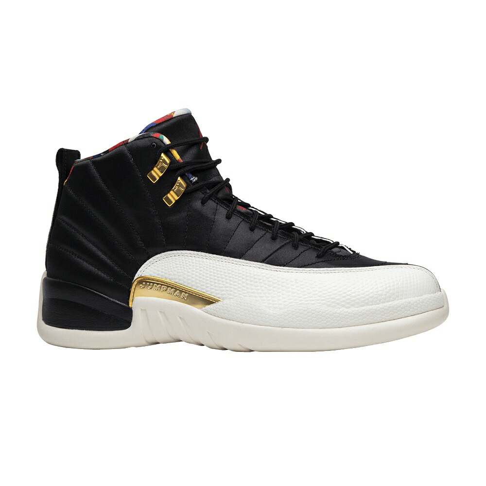 ナイキ 黒色 ブラック ゴールド エアジョーダン CHINESE YEAR スニーカー メンズ AIR JORDAN AIR JORDAN 12 RETRO NEW 2019 / BLACK SAIL METALLIC GOLD TRUE