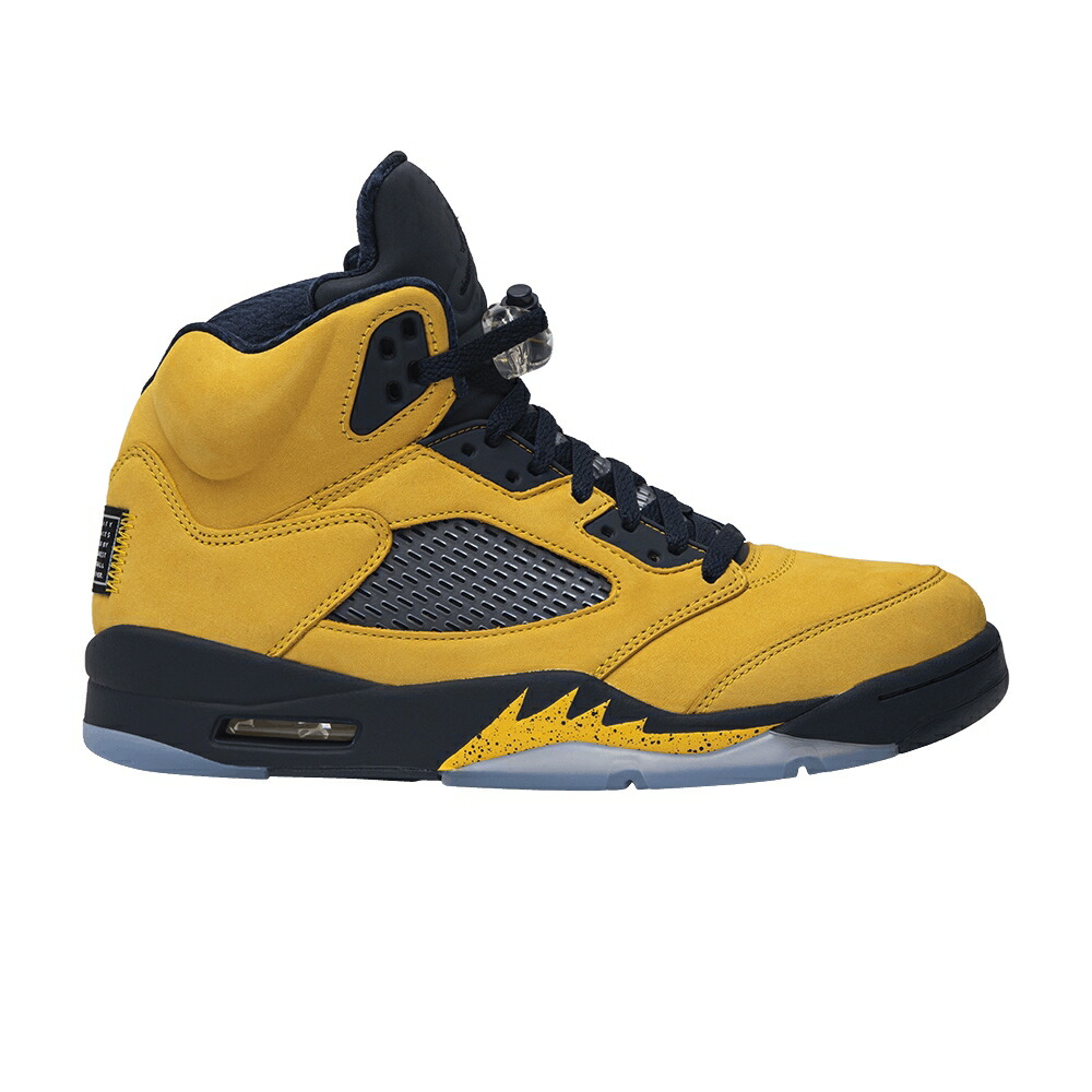 ナイキ 単科大学 紺色 米国海軍 エアジョーダン \u0027MICHIGAN\u0027 スニーカー メンズ AIR JORDAN AIR JORDAN 5 RETRO SP / AMARILLO COLLEGE NAVY AMARILLO