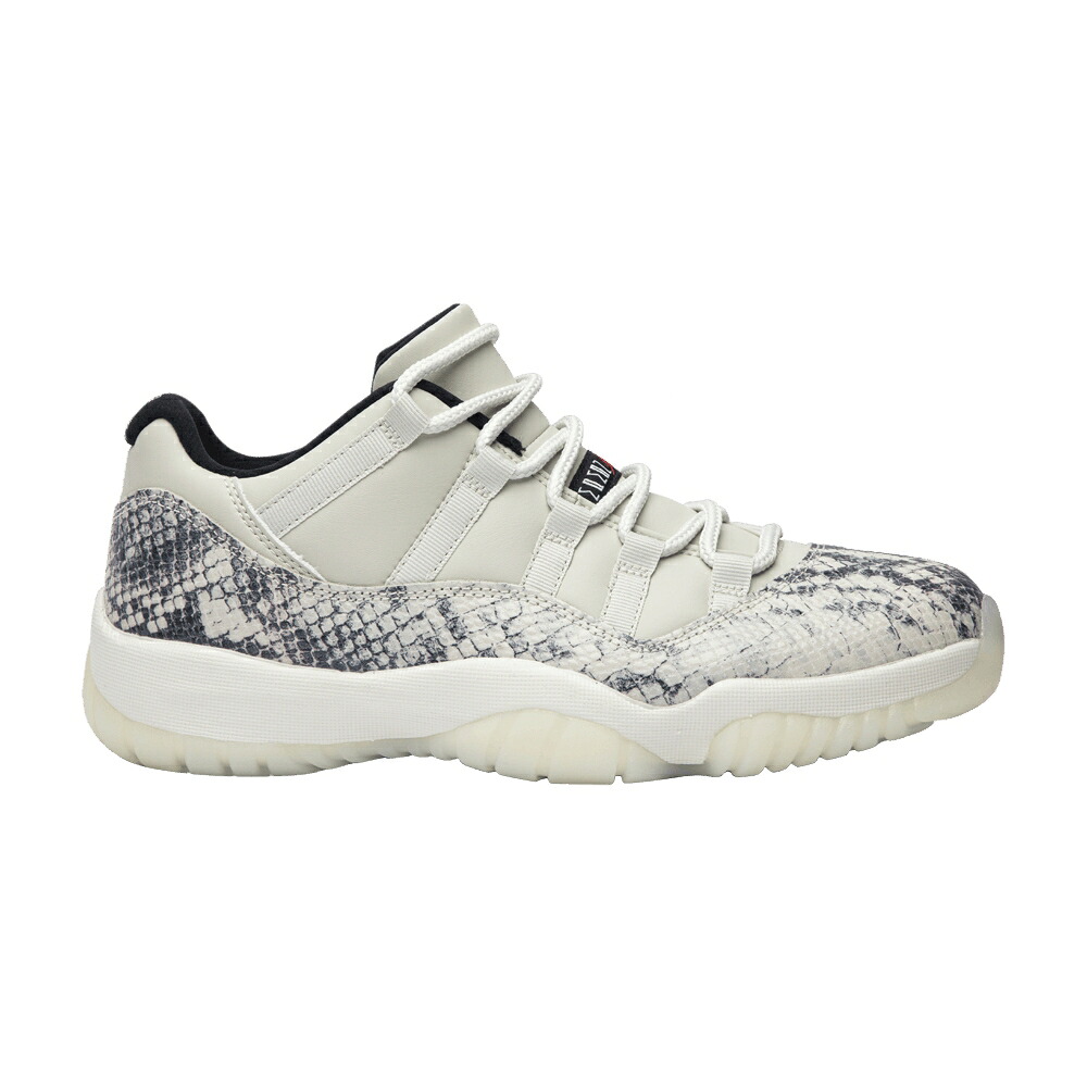ナイキ 赤 赤いこと エアジョーダン \u0027LIGHT SNAKESKIN\u0027 スニーカー メンズ AIR JORDAN AIR JORDAN 11 RETRO LOW BONE / LIGHT BONE UNIVERSITY RED SAIL