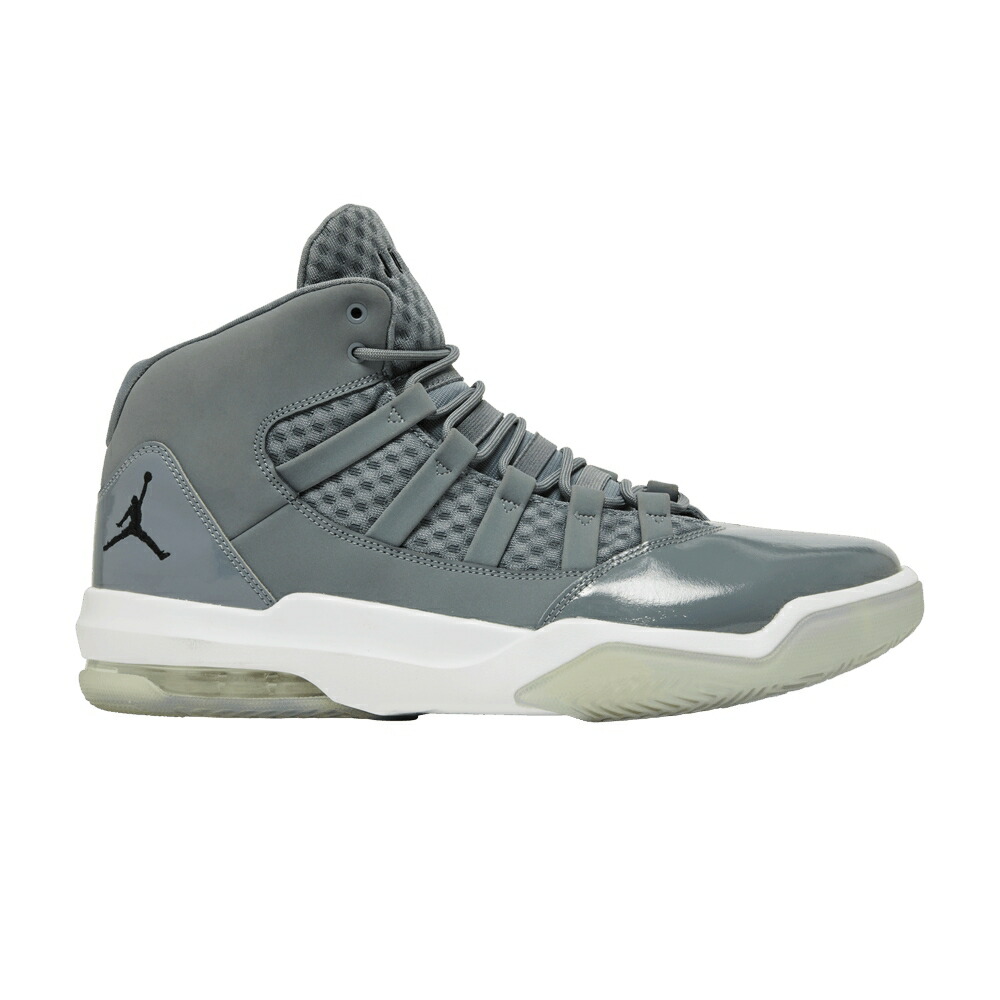 ナイキ マックス オーラ クール 灰色 グレー 黒色 ブラック 白色 ホワイト エアジョーダン COOL GREY スニーカー メンズ AIR JORDAN AIR JORDAN MAX AURA / COOL GREY BLACK WHITE
