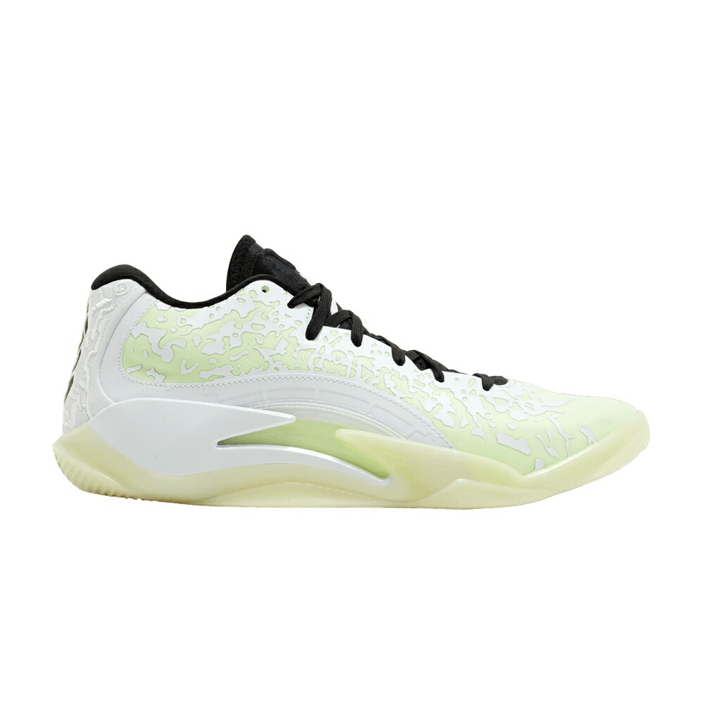 ナイキ 白色 ホワイト 黒色 ブラック エアジョーダン NO GUTS スニーカー メンズ AIR JORDAN AIR JORDAN ZION 3 / WHITE WHITE BLACK BARELY VOLT