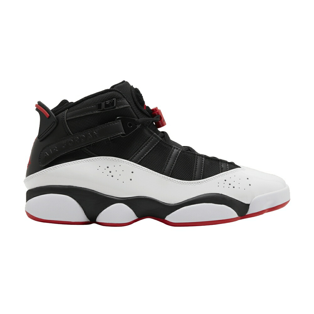 ナイキ リング 黒色 ブラック 白色 ホワイト 赤 レッド エアジョーダン BLACK RED スニーカー メンズ AIR JORDAN AIR JORDAN 6 RINGS VARSITY / BLACK WHITE UNIVERSITY RED