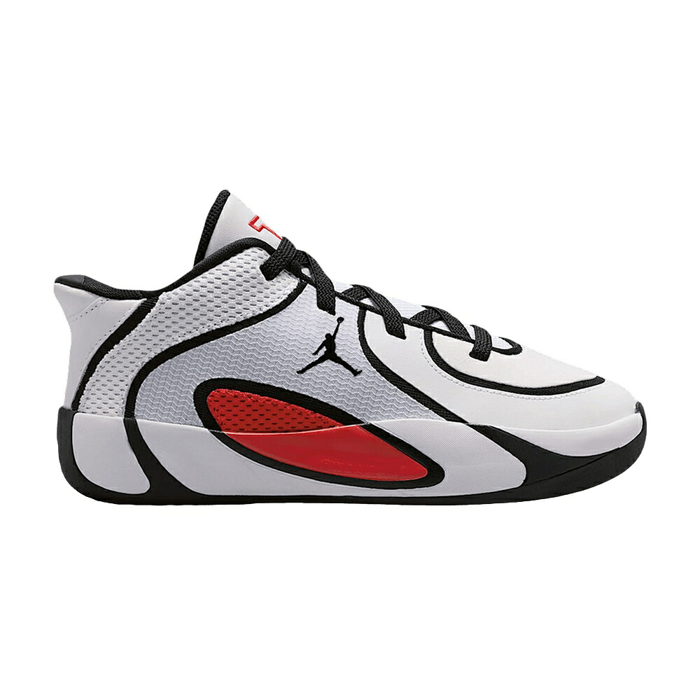 ナイキ 白色 ホワイト 黒色 ブラック 赤 レッド エアジョーダン 'WHITE RED' ジュニア キッズ AIR JORDAN AIR JORDAN TATUM 4 PS UNIVERSITY / WHITE BLACK UNIVERSITY RED ベビー マタニティ スニーカー