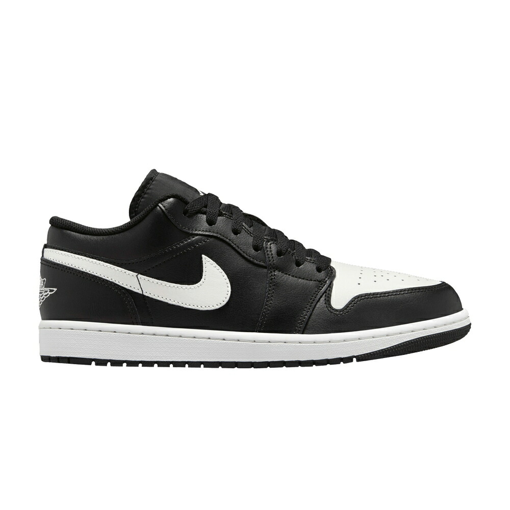 ナイキ 黒色 ブラック 白色 ホワイト エアジョーダン 'ORCA' スニーカー メンズ AIR JORDAN AIR JORDAN 1 LOW / BLACK SUMMIT WHITE