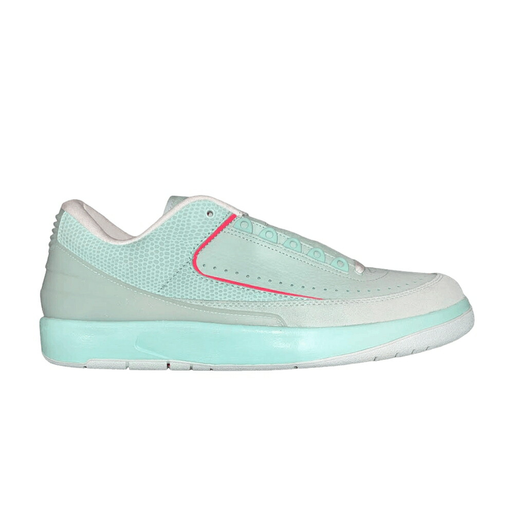 ナイキ クリムゾン エアジョーダン EYBL スニーカー メンズ AIR JORDAN AIR JORDAN 2 RETRO LOW PE / MINT FOAM FLASH CRIMSON BARELY