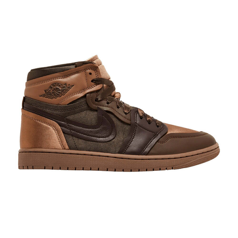 ナイキ ご機嫌 赤銅色 赤銅色 エアジョーダン \u0027ARCHAEO BROWN\u0027 スニーカー レディース AIR JORDAN WMNS AIR JORDAN 1 HIGH METHOD OF MAKE / ARCHAEO BROWN CACAO WOW BAROQUE