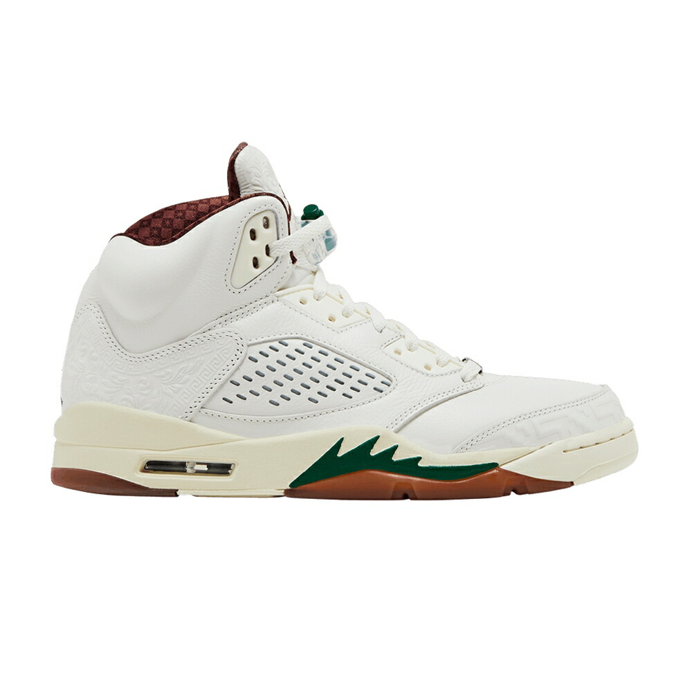 ナイキ 緑 グリーン エアジョーダン EL SAIL スニーカー メンズ AIR JORDAN AIR JORDAN 5 RETRO GRITO - / SAIL COCONUT MILK PINE GREEN