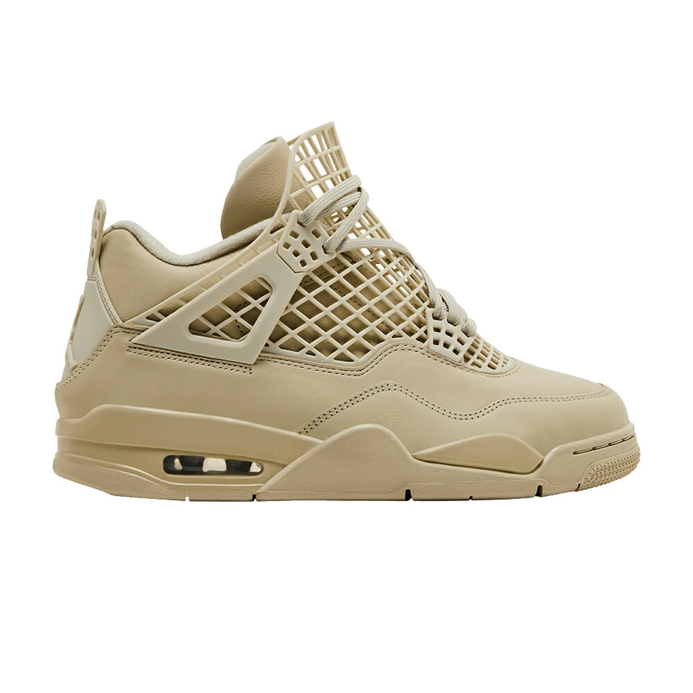 ナイキ ゴールド エアジョーダン \u0027NET RATTAN\u0027 スニーカー レディース AIR JORDAN WMNS AIR JORDAN 4 RETRO - / RATTAN RATTAN METALLIC GOLD