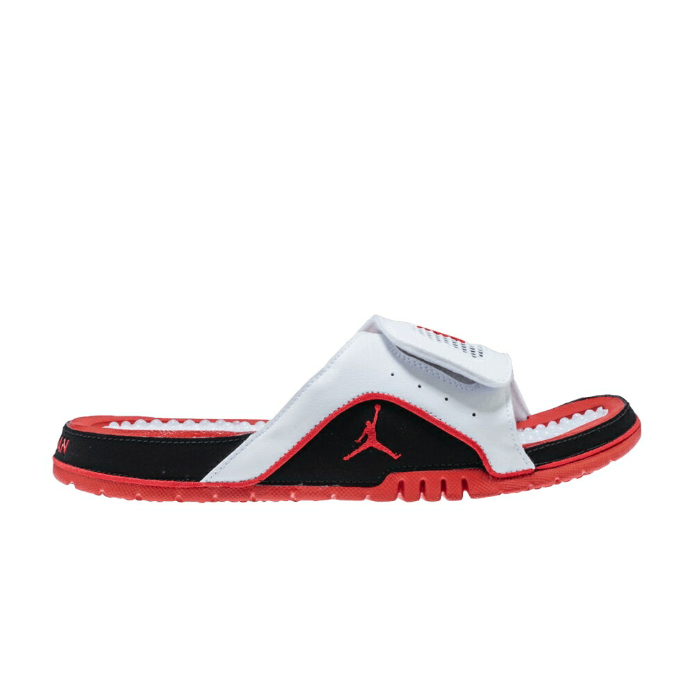 ナイキ ハイドロ サンダル ファイア 白色 ホワイト 赤 レッド 黒色 ブラック エアジョーダン WHITE RED スニーカー メンズ AIR JORDAN AIR JORDAN HYDRO 4 RETRO SLIDE FIRE / WHITE FIRE RED BLACK FIRE RED