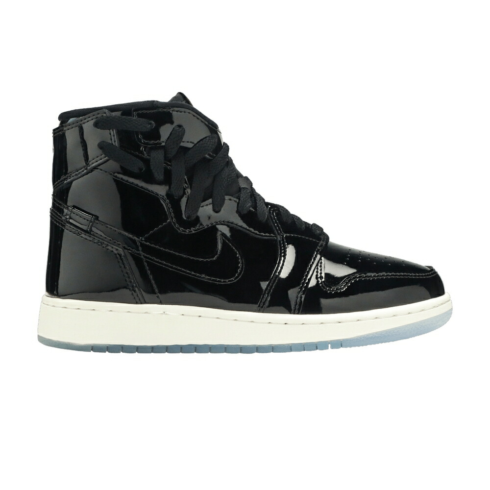 ナイキ レベル 黒色 ブラック エアジョーダン 'BLACK PATENT' スニーカー レディース AIR JORDAN WMNS AIR JORDAN 1 REBEL XX / BLACK BLACK INFRARED