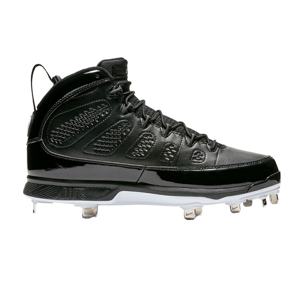 ナイキ メタル 黒色 ブラック 白色 ホワイト エアジョーダン BLACK スニーカー メンズ AIR JORDAN AIR JORDAN 9 METAL / BLACK WHITE