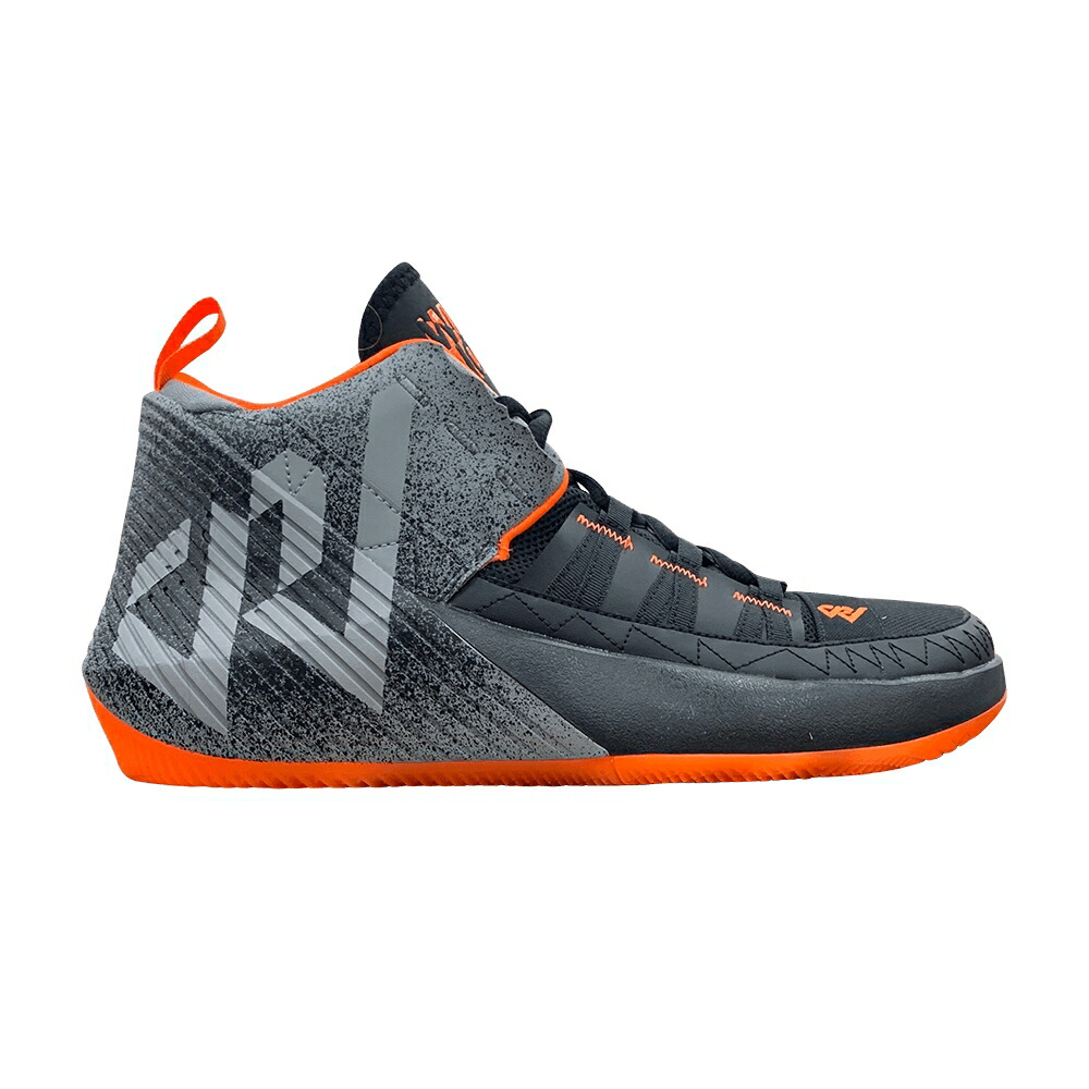 ナイキ 黒色 ブラック 橙 オレンジ エアジョーダン ZER0.1 CHAOS BLACK スニーカー メンズ AIR JORDAN AIR JORDAN WHY NOT / BLACK TOTAL ORANGE