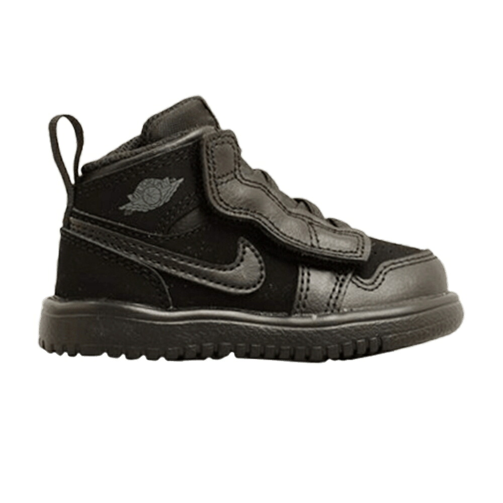 ナイキ ミッド 黒色 ブラック 灰色 グレー エアジョーダン 'DARK GREY' ベビー AIR JORDAN AIR JORDAN 1 MID ALT TD / BLACK DARK GREY BLACK