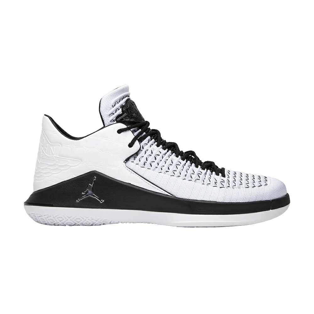 ナイキ 白色 ホワイト 銀色 シルバー 黒色 ブラック エアジョーダン 'WING IT' スニーカー メンズ AIR JORDAN AIR JORDAN 32 LOW / WHITE METALLIC SILVER BLACK|スニケス