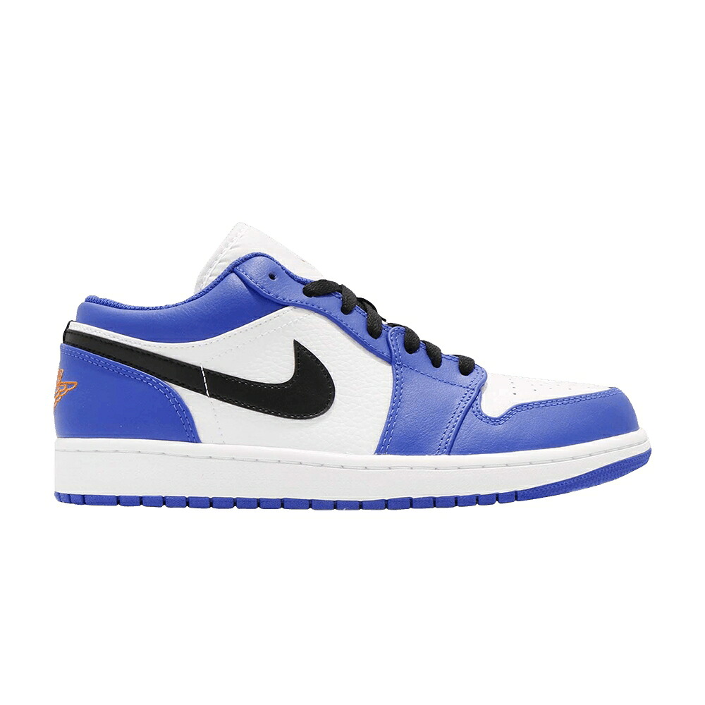 ナイキ 橙 オレンジ 白色 ホワイト エアジョーダン 'HYPER ROYAL' スニーカー メンズ AIR JORDAN AIR JORDAN 1 RETRO LOW / HYPER ROYAL ORANGE PEEL WHITE｜スニケス