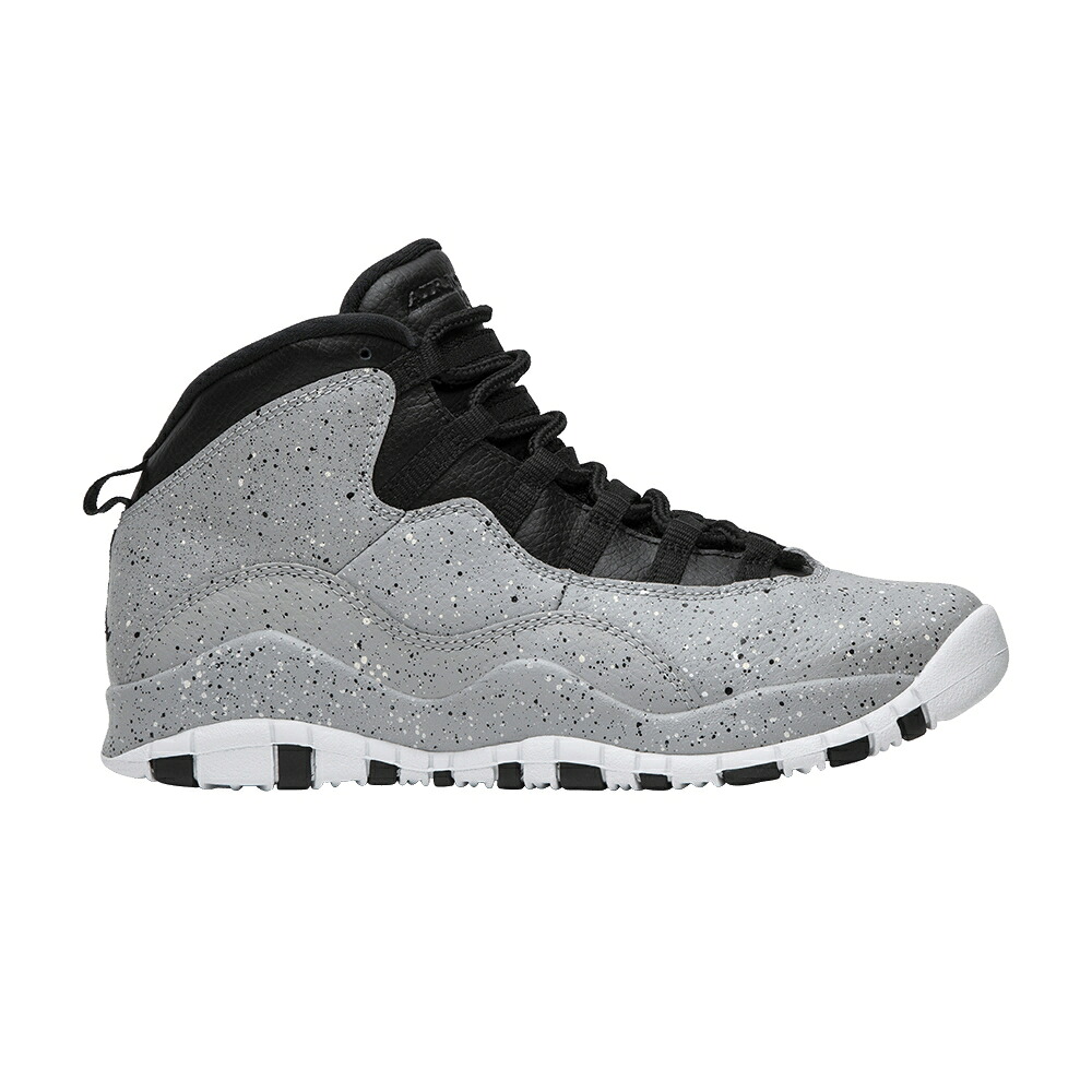 ナイキ 赤 レッド 黒色 ブラック エアジョーダン 'CEMENT' ジュニア キッズ AIR JORDAN AIR JORDAN 10 RETRO GS / LIGHT SMOKE UNIVERSITY RED BLACK ベビー マタニティ スニーカー｜スニケス 56,650円