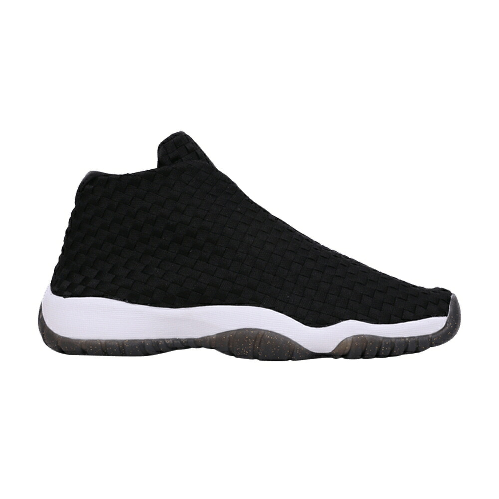 ナイキ 黒色 ブラック 白色 ホワイト ゴールド エアジョーダン 'BLACK' スニーカー メンズ AIR JORDAN AIR JORDAN FUTURE BG / BLACK WHITE METALLIC GOLD BLACK｜スニケス