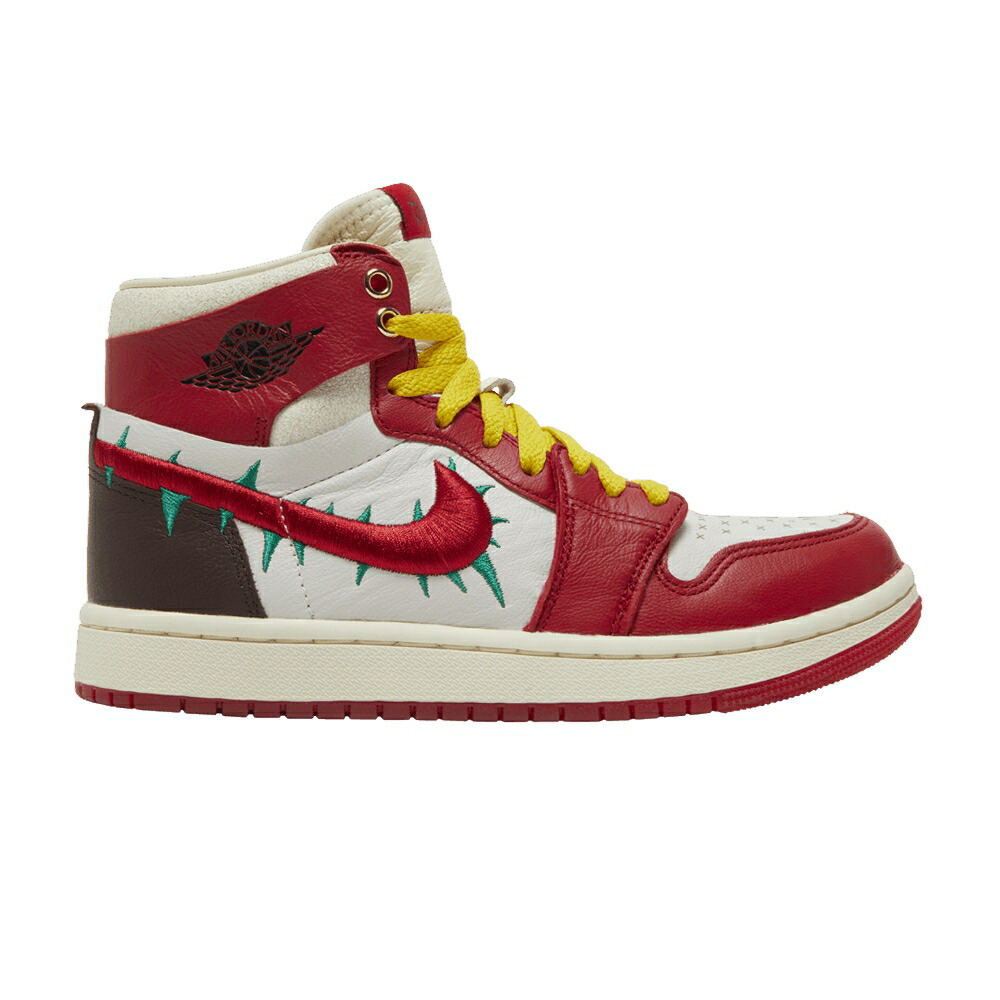 ナイキ ハイ ズーム ローズ 赤 レッド 黒色 ブラック 白色 ホワイト エアジョーダン A HARLEM スニーカー レディース AIR JORDAN TEYANA TAYLOR X WMNS AIR JORDAN 1 HIGH ZOOM COMFORT 2 ROSE FROM / GYM RED BLACK SUMM
