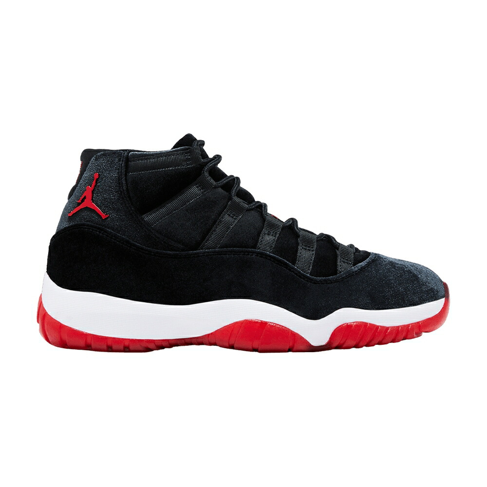 ナイキ 黒色 ブラック 赤 レッド 白色 ホワイト エアジョーダン 'BRED VELVET' スニーカー レディース AIR JORDAN WMNS AIR JORDAN 11 RETRO / BLACK GYM RED WHITE