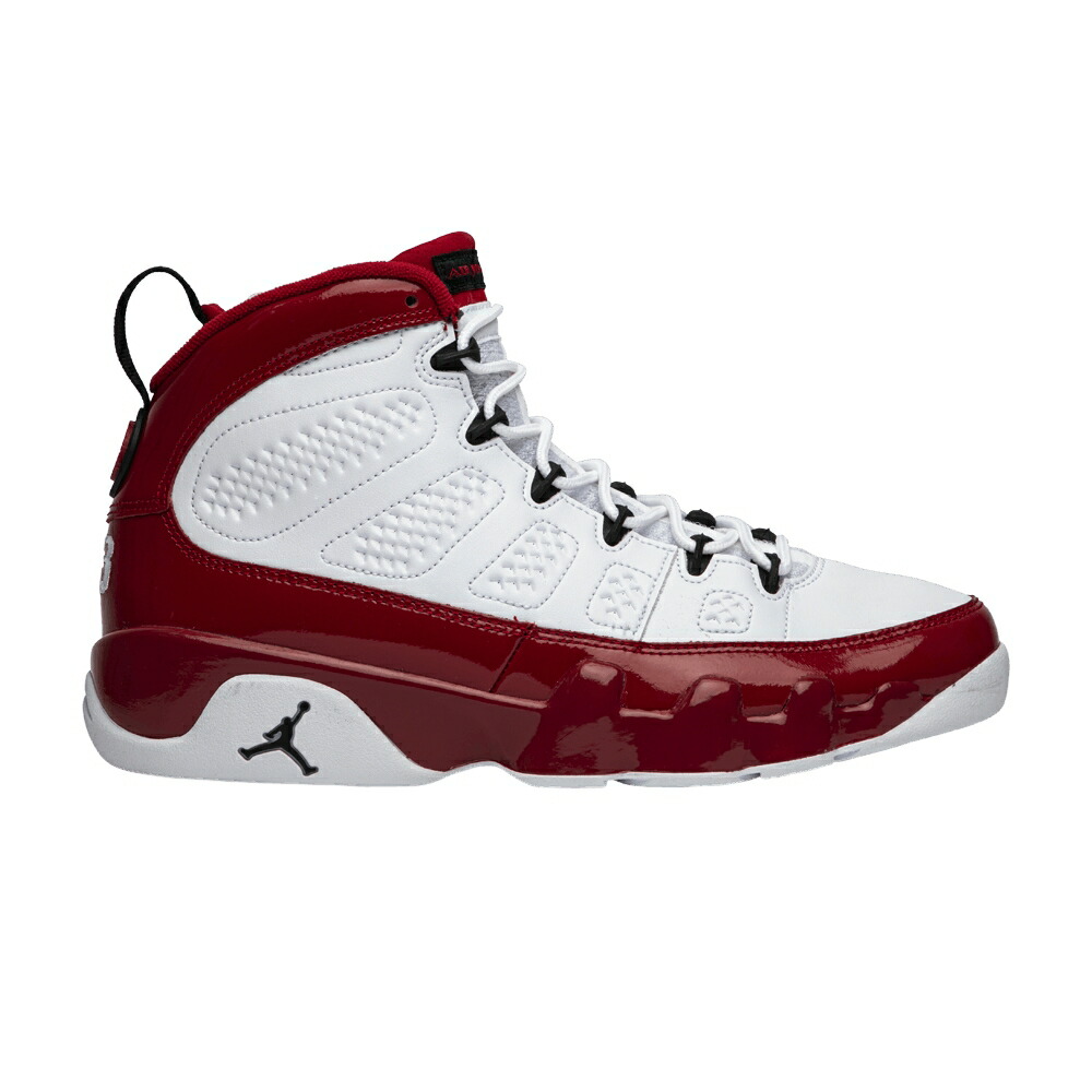 ナイキ 白色 ホワイト 黒色 ブラック 赤 レッド エアジョーダン GYM RED スニーカー メンズ AIR JORDAN AIR JORDAN 9 RETRO / WHITE BLACK GYM RED