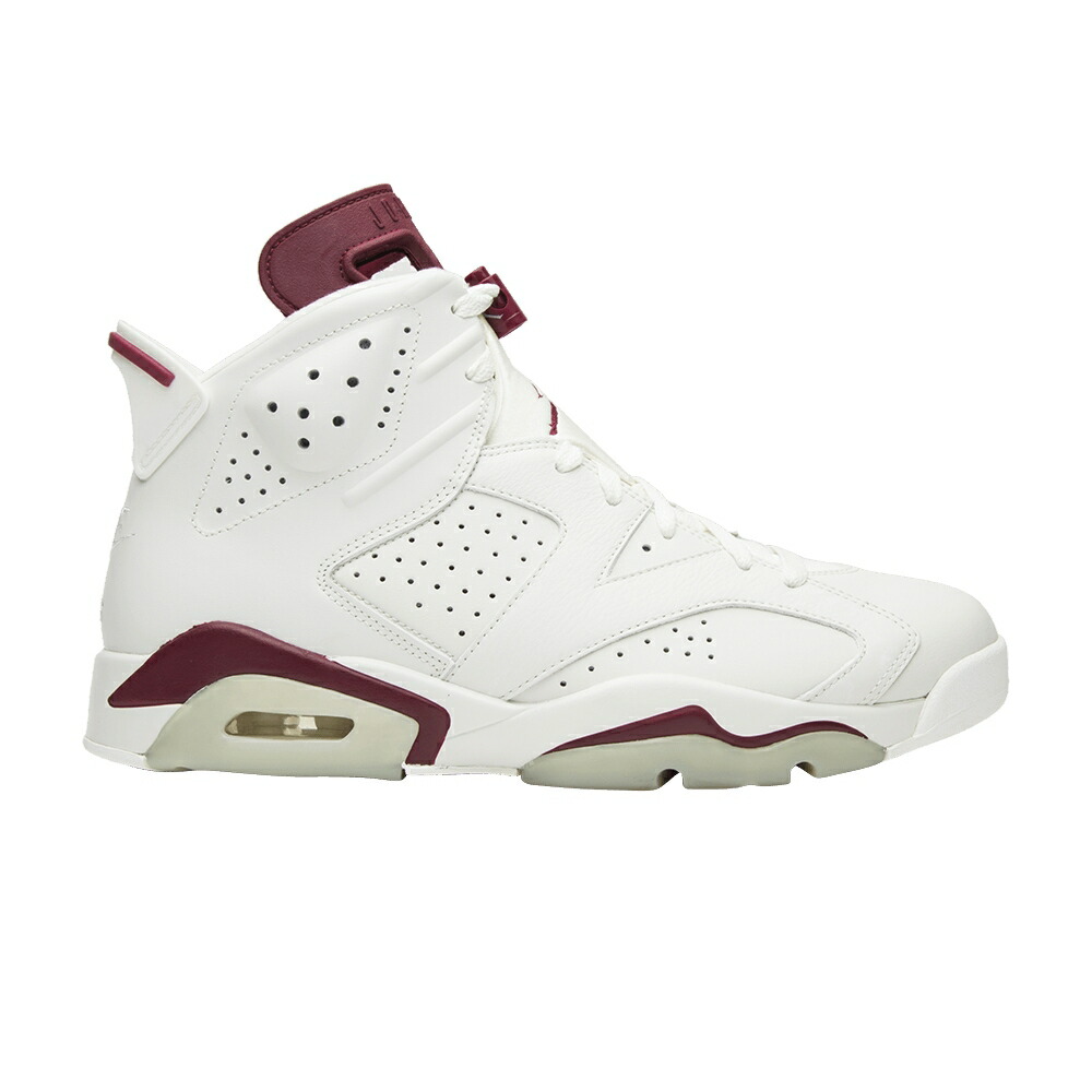ナイキ 白いこと 白いこと マルーン エアジョーダン \u0027MAROON\u0027 スニーカー メンズ AIR JORDAN AIR JORDAN 6 RETRO 2015 / WHITE WHITE MAROON