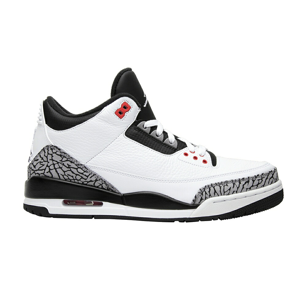 ナイキ 白いこと 白いこと 黒いこと 黒いこと エアジョーダン \u0027INFRARED 23\u0027 スニーカー メンズ AIR JORDAN AIR JORDAN 3 RETRO / WHITE BLACK CMNT GRY INFRRD 23