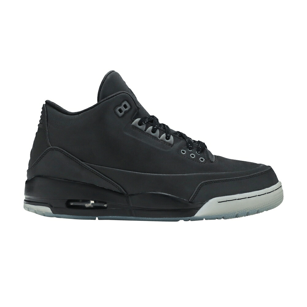 ナイキ 黒いこと 黒いこと エアジョーダン \u0027REFLECTIVE BLACK\u0027 スニーカー メンズ AIR JORDAN AIR JORDAN 3 5LAB3 / BLACK BLACK CLEAR