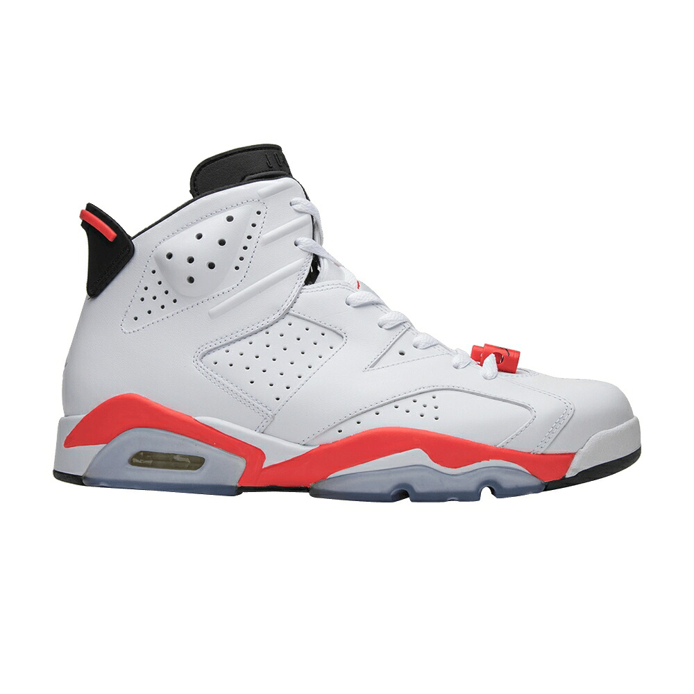 ナイキ 白色 ホワイト 黒色 ブラック エアジョーダン 'WHITE INFRARED' スニーカー メンズ AIR JORDAN AIR JORDAN 6 RETRO 2014 / WHITE INFRARED BLACK