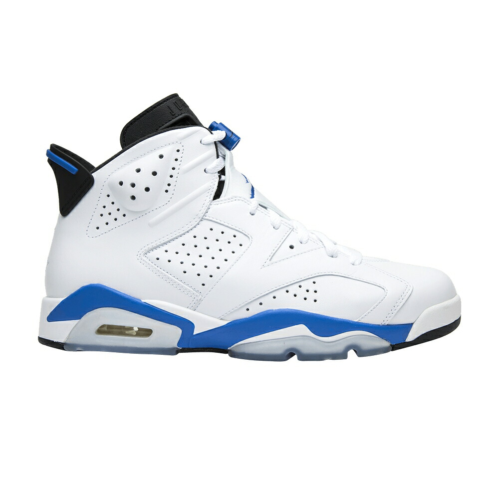 ナイキ 白いこと 白いこと 青味 青色 黒いこと 黒いこと エアジョーダン \u0027SPORT BLUE\u0027 スニーカー メンズ AIR JORDAN AIR JORDAN 6 RETRO 2014 / WHITE SPORT BLUE BLACK 靴-メンズ靴