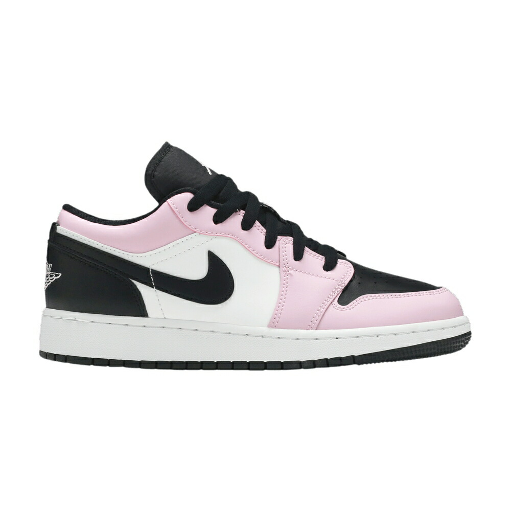 ナイキ ピンク 白色 ホワイト 黒色 ブラック エアジョーダン 'LIGHT PINK' ジュニア キッズ AIR JORDAN AIR JORDAN 1 LOW GS ARCTIC / LIGHT ARCTIC PINK WHITE BLACK ベビー マタニティ スニーカー