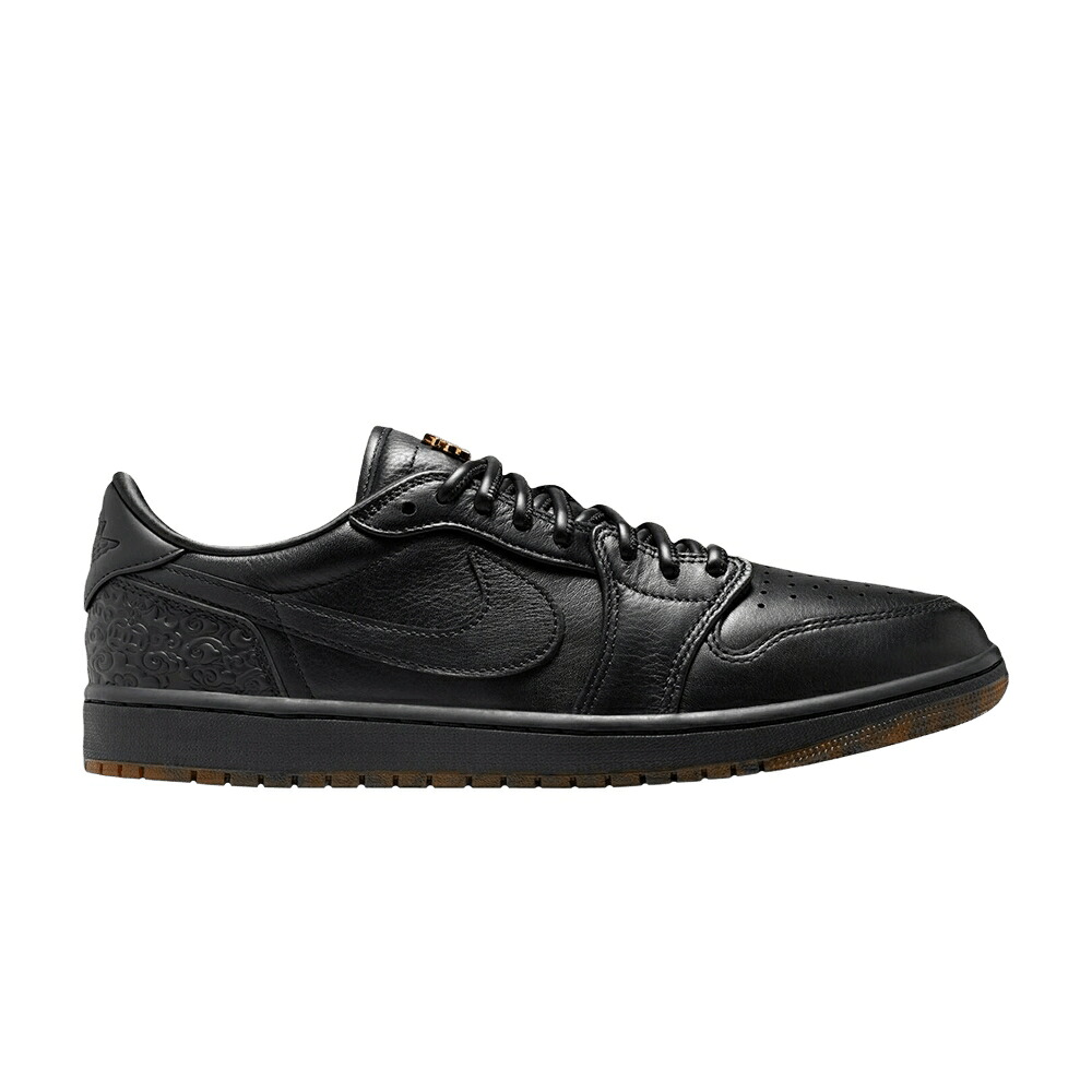 ナイキ 黒いこと 黒いこと ゴールド エアジョーダン \u0027XUANWU SNAKE\u0027 スニーカー メンズ AIR JORDAN AIR JORDAN 1 LOW OG YEAR OF THE / BLACK METALLIC GOLD