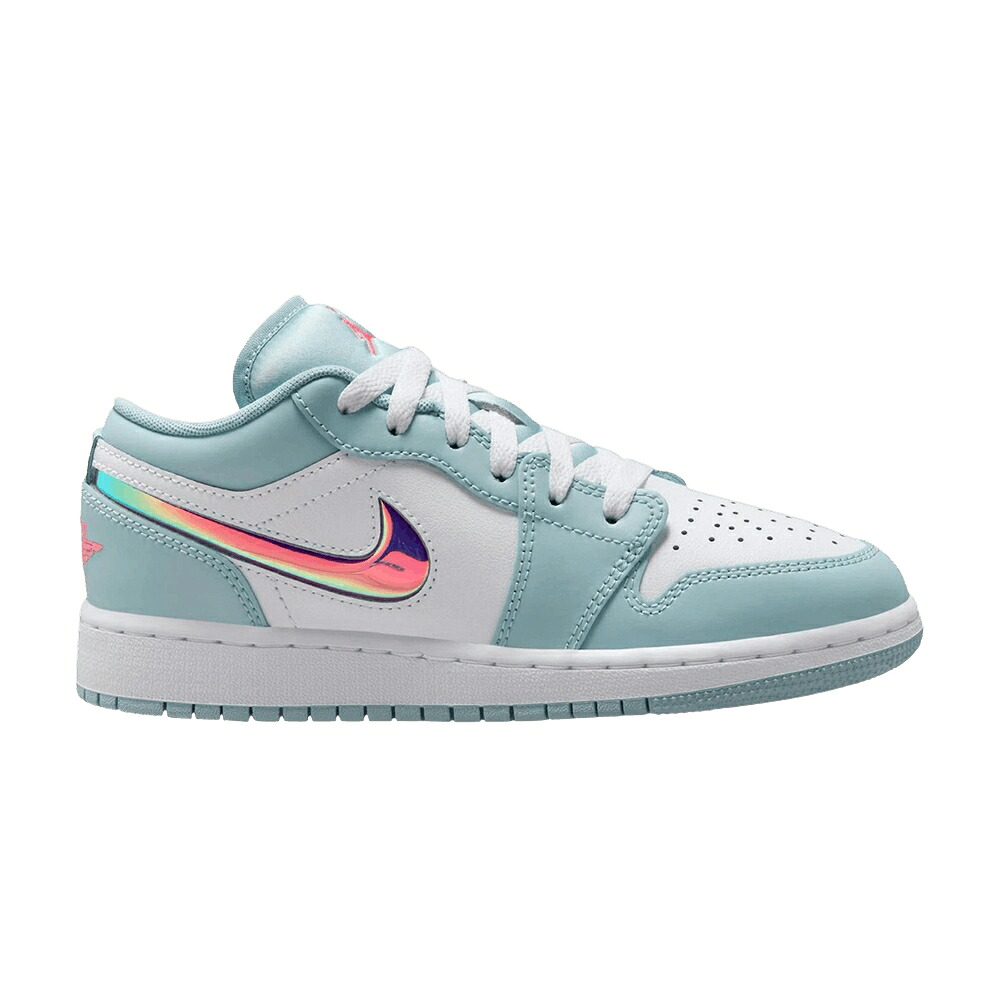 ナイキ ピンク 白色 ホワイト エアジョーダン 'OCEAN PINK' ジュニア キッズ AIR JORDAN AIR JORDAN 1 LOW SE GS BLISS ATOMIC / OCEAN BLISS ATOMIC PINK WHITE ベビー マタニティ スニーカー｜スニケス