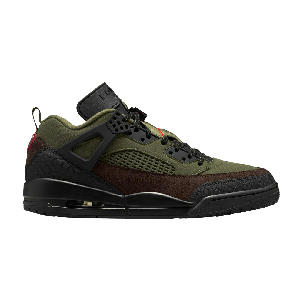 ナイキ オリーブ 赤 レッド エアジョーダン 'BEEF & BROCCOLI' スニーカー メンズ AIR JORDAN AIR JORDAN SPIZIKE LOW / MEDIUM OLIVE UNIVERSITY RED|スニケス