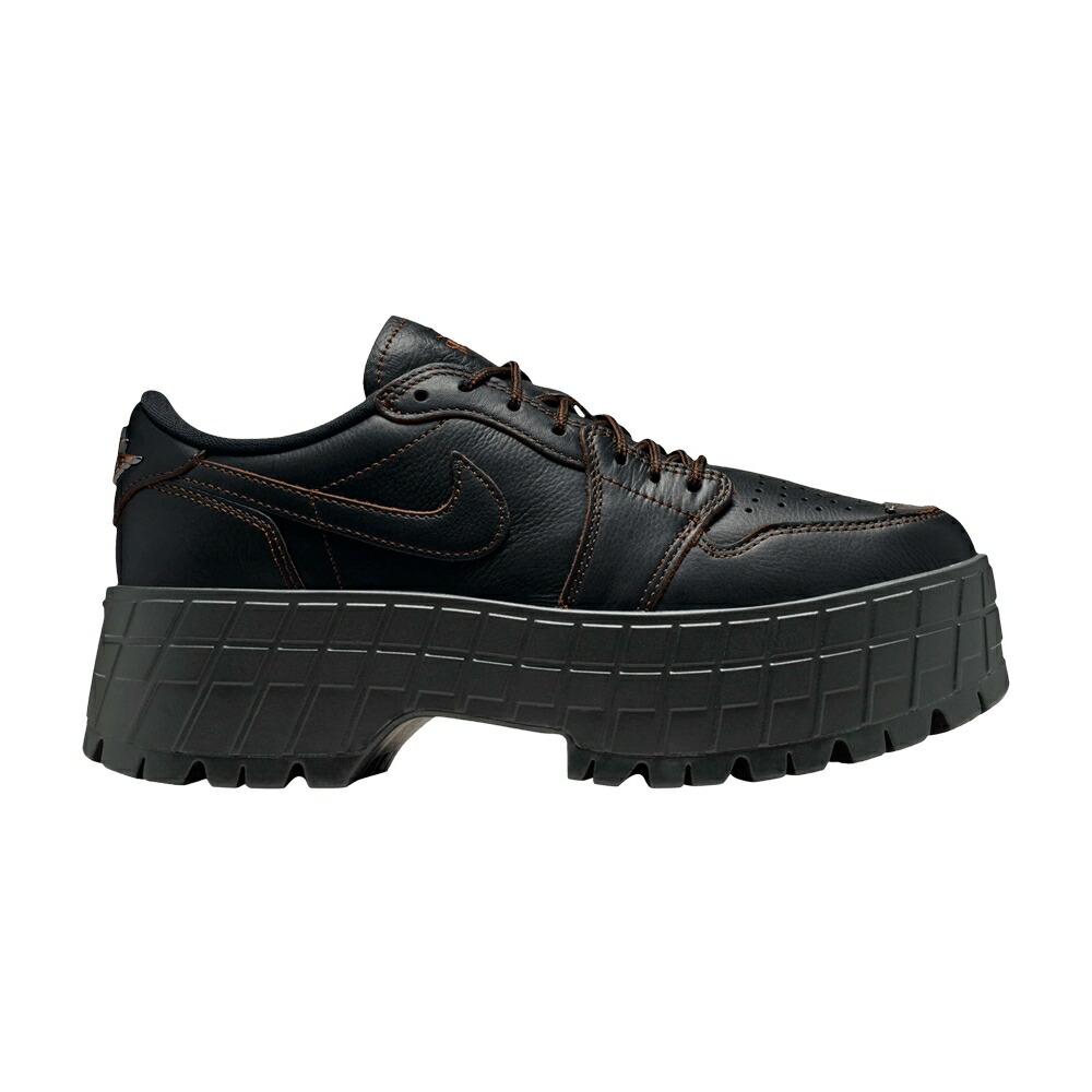 ナイキ ブルックリン 黒いこと 黒いこと エアジョーダン \u0027BLACK WOW\u0027 スニーカー レディース AIR JORDAN WMNS AIR JORDAN 1 LOW BROOKLYN CACAO / BLACK CACAO WOW